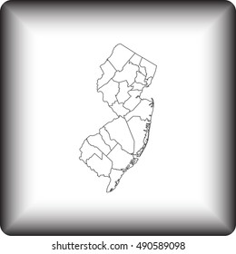 map of New Jersey