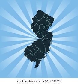 map of New Jersey