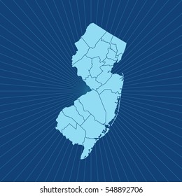 map of New Jersey