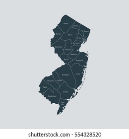 Map Of New Jersey