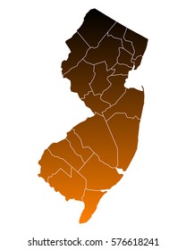 Map of New Jersey