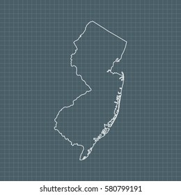 map of New Jersey