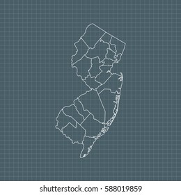 map of New Jersey