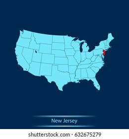 map of New Jersey