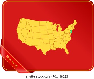 map of New Jersey
