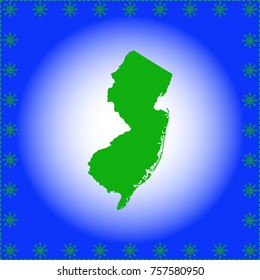 map of  new jersey 