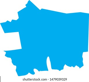 Map of New London County in the state of Connecticut