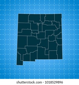 map of New Mexico