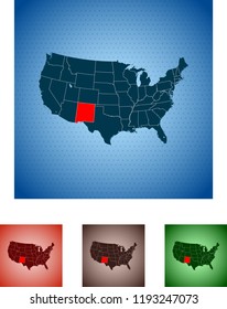 map of New Mexico