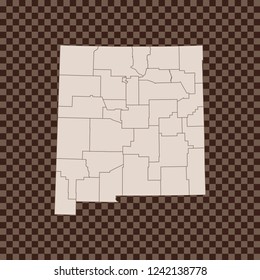 map of New Mexico
