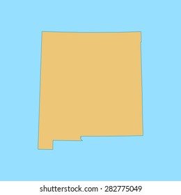 map of New  Mexico