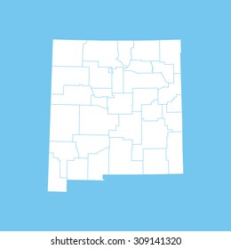 map of New  Mexico