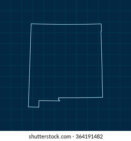 map of New Mexico