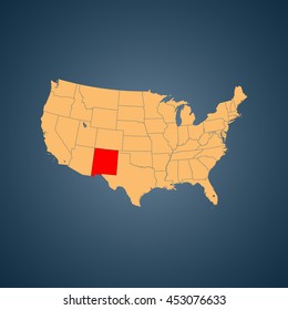map of New Mexico
