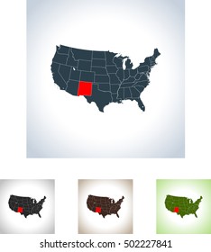 map of New Mexico