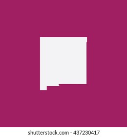 Map of New Mexico Vector Illustration