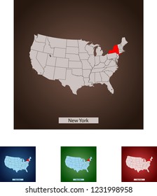 map of New York