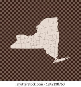 map of New York