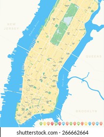 Manhattan Map の画像 写真素材 ベクター画像 Shutterstock