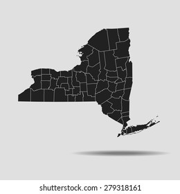 map of New York