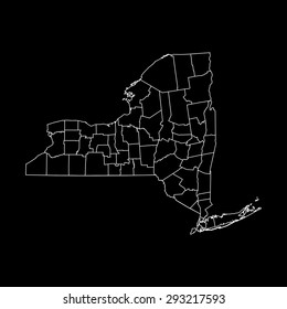 map of New York
