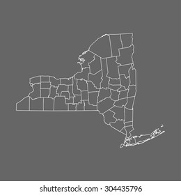 map of New York