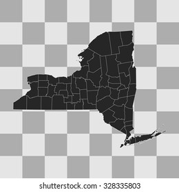 map of New York