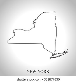 map of New York