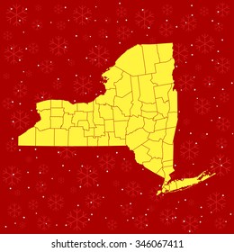 map of New York