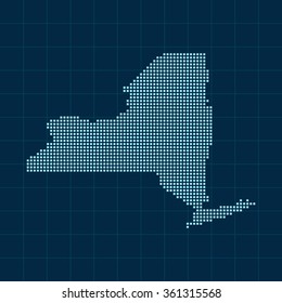 map of New York