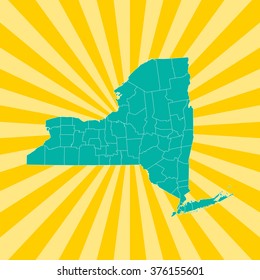 map of New York