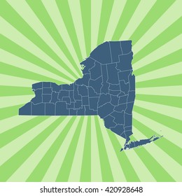 map of New York