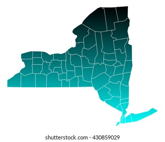 Map of New York