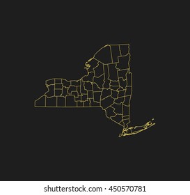 map of New York