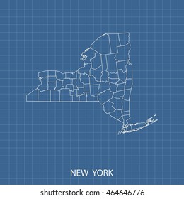 map of New York