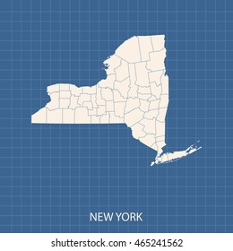 map of New York