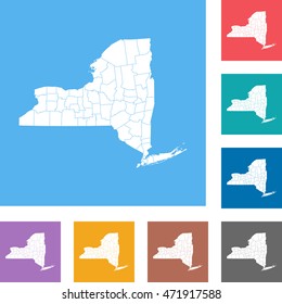 map of New York