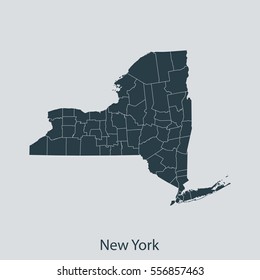 map of New York