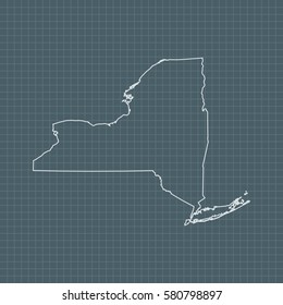 map of New York
