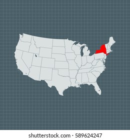 map of New York