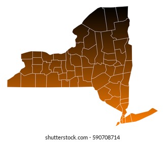Map of New York