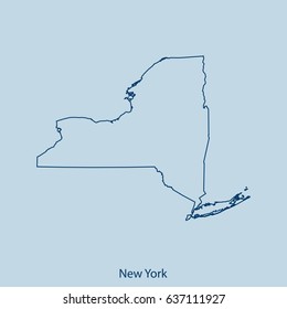 map of New York
