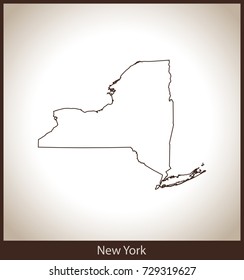 map of New York