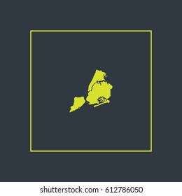 Map of New York City Vector Illustration

