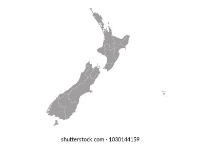 map of new zealand