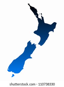 Map of New Zealand