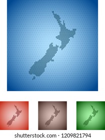 map of New Zealand