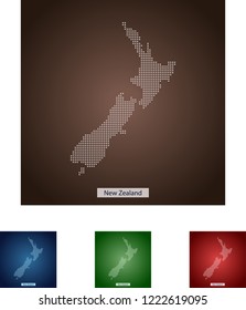 map of New Zealand