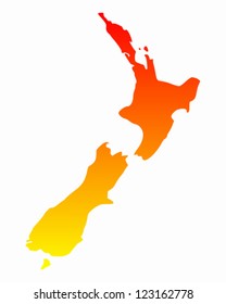 Map of New Zealand