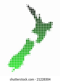 Map of New Zealand